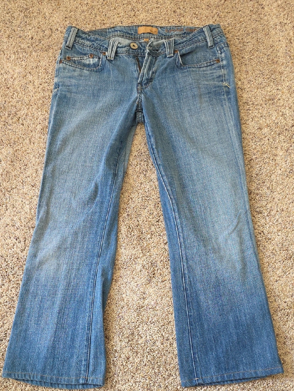 Yanuk Women's Light Blue Flare Jeans Size 29